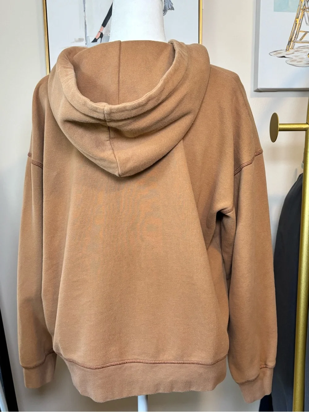 American Eagle Outfitters soft fleece oversized  Hoodie - Rust Brown small